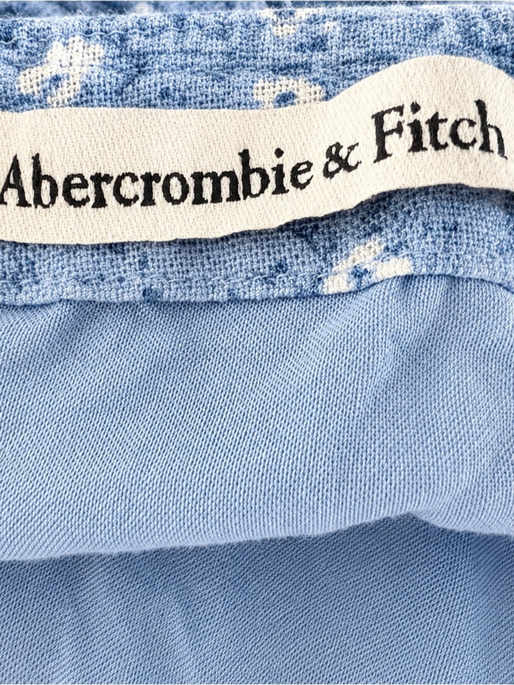 Abercrombie & Fitch Blue Floral Mini Skirt Size Small Cottagecore Y2K - Picture 4 of 4